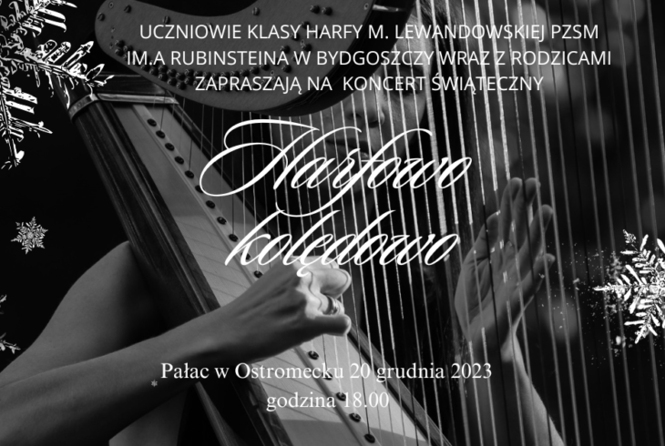 Plakat koncertu muzyki haftowej